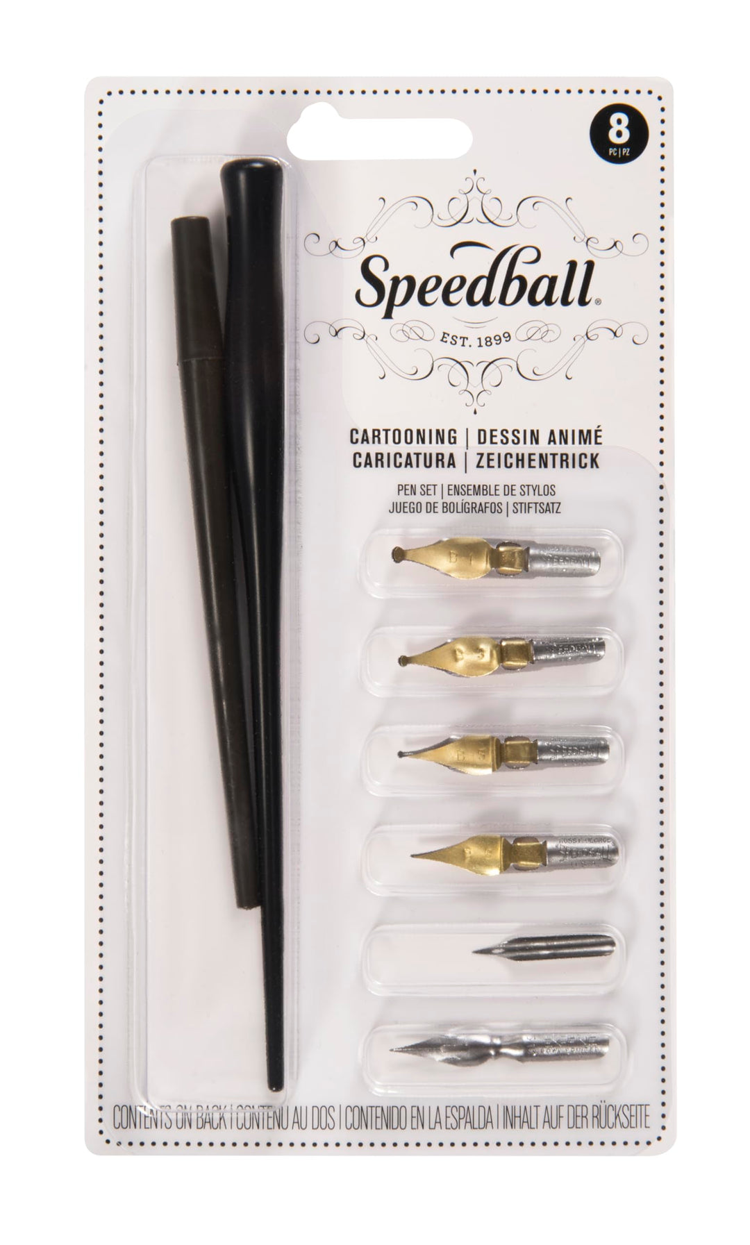 Speedball 2966 Cartoons Pen Set