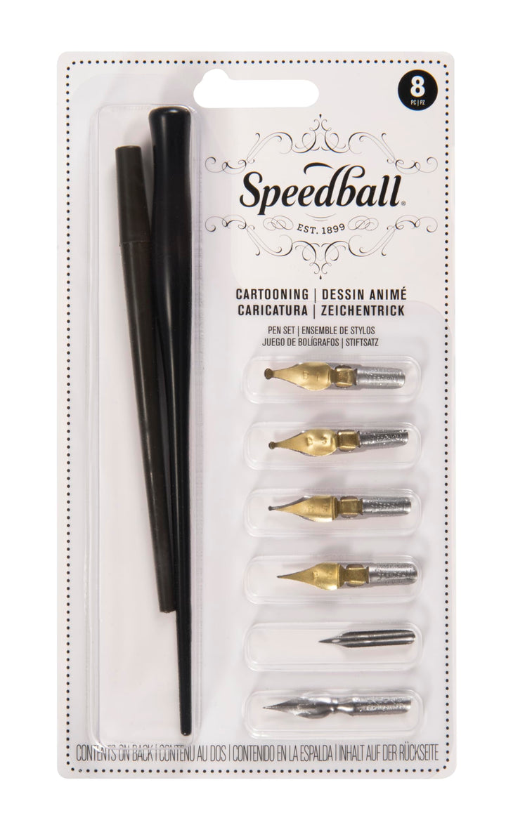 Speedball 2966 Cartoons Pen Set