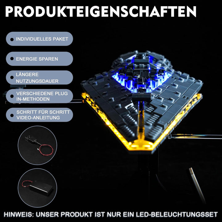 Led Licht Set für Lego 75356 S'tar Wars Executor Super Star Destroyer (Kein Lego-Modell), Dekoration