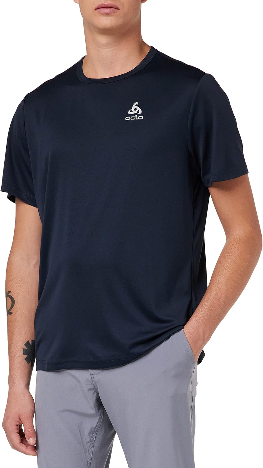 Odlo Herren Cardada_551002 Kurzarm Shirt (1er Pack) XL Dark Sapphire, XL Dark Sapphire