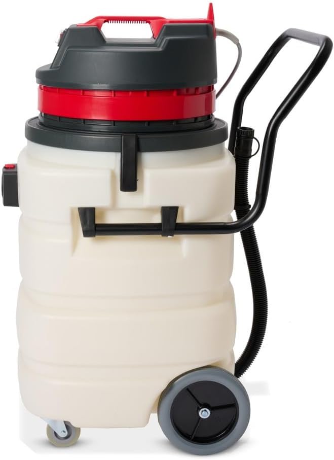 HEMMDAL Industriestaubsauger | 3.000 W | 90 Liter Fassungsvermögen | Nass-Trocken-Sauger mit 3 einze