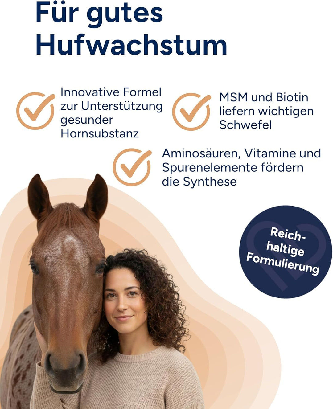 NutriLabs Hoof Support Pellets Premiumprodukt zur Unterstützung gesunder Hufe von Pferden, mit Bioti