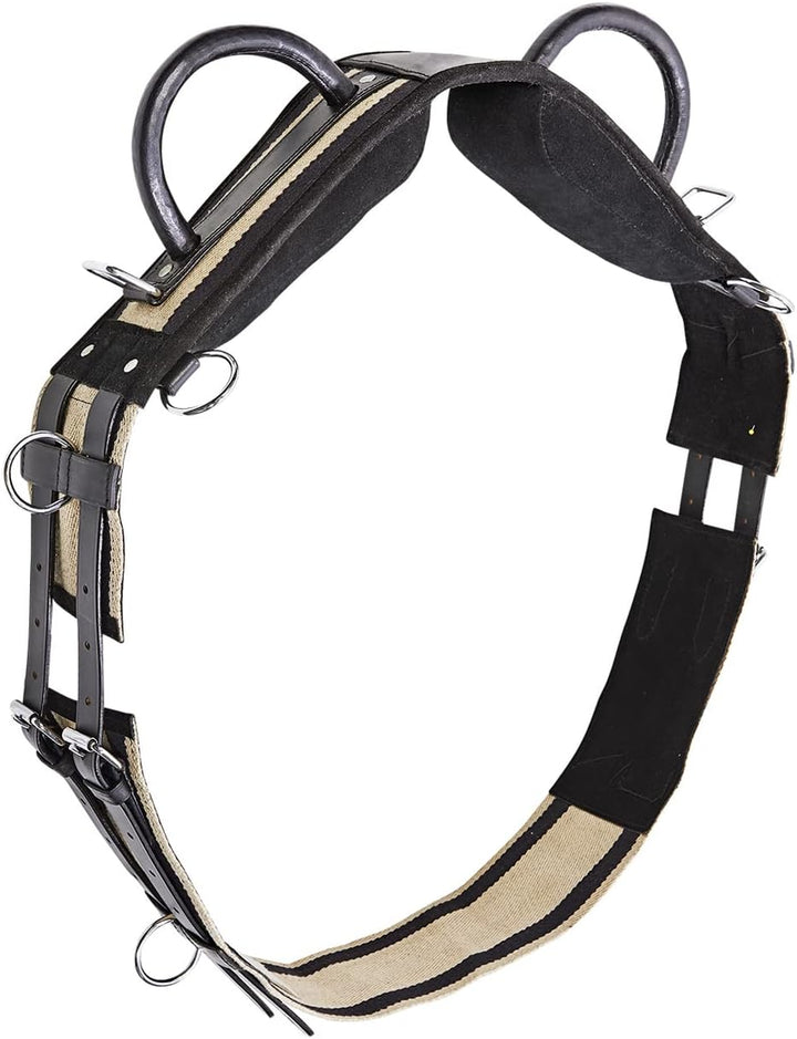 Longiergurt Double schwarz Minishetty, schwarz Minishetty