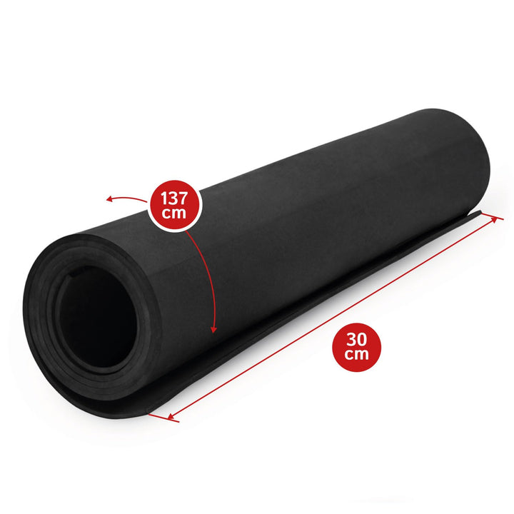Neopren Zuschnitt zum Abdichten & Dämmen, 30 cm lang, 137 cm breit, 9,5mm dick, Neopren Stoff wasser