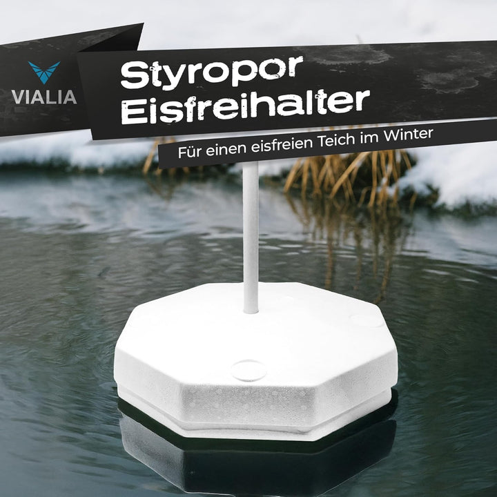 Eisfreihalter 40 cm Durchmesser Gartenteich Styropor Eisfreihalter für einen eisfreien Teich im Wint