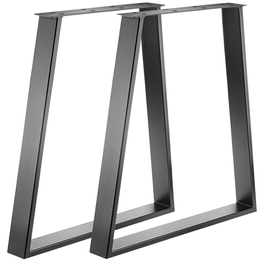 PrimeMatik - Tischbeine rechteckig aus Stahl 700 x 85 x 730 mm 2-Pack