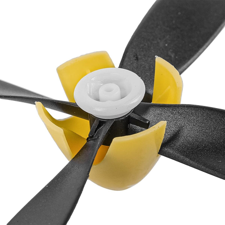2 Stück RC-Flugzeugpropeller 4 Blätter, Propellerflugzeugteil Ferngesteuerter Flugzeugpropellerersat