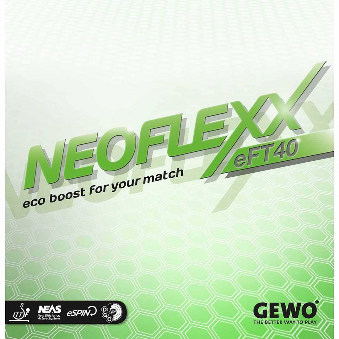 GEWO Neoflexx eFT 40 Tischtennisbelag 1,5mm Rot, 1,5mm Rot