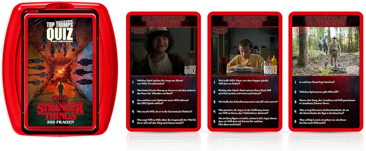Top Trumps Quiz Stranger Things Edition - Quiz Kartenspiel für Stranger Things Fans! - Fanartikel &