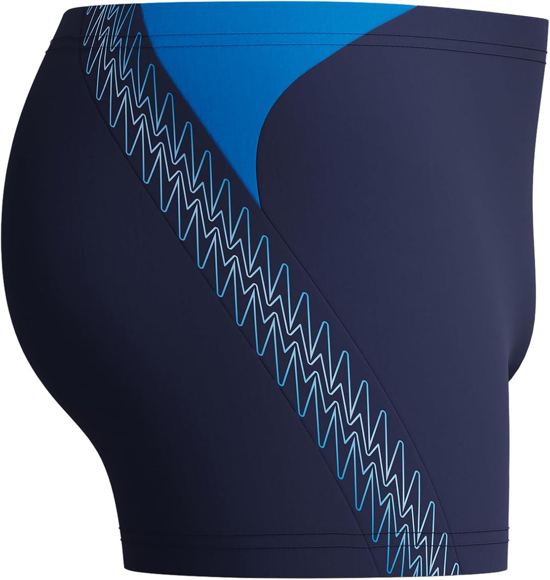 Speedo Herren Boom Aquashorts mit Passe Badehose, 28 Lagoon Blue / Celeste, 28 Lagoon Blue / Celeste