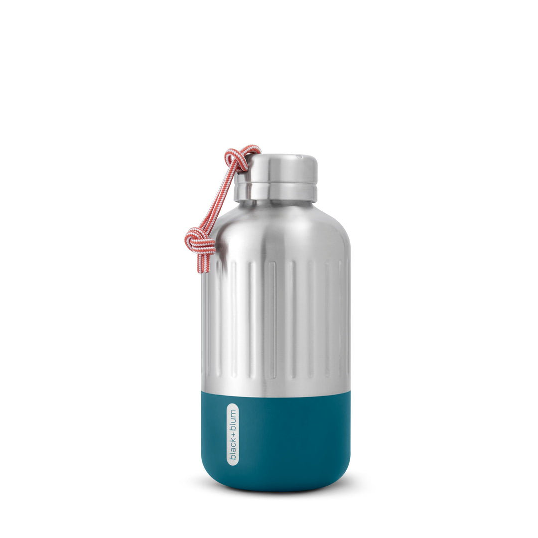 black+blum Explorer Isolierflasche, klein, ozean, 650 ml 650 ML Ozean, 650 ML Ozean