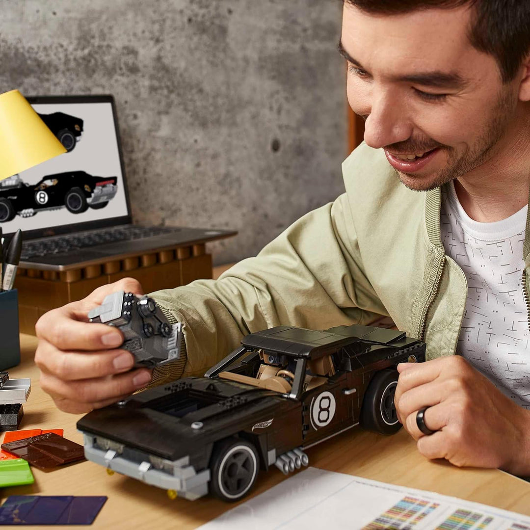 MEGA HDJ98 - Construx Hot Wheels Rodger Dodger Konstruktionset, Bauspielzeug für Kinder ab 10 Jahren