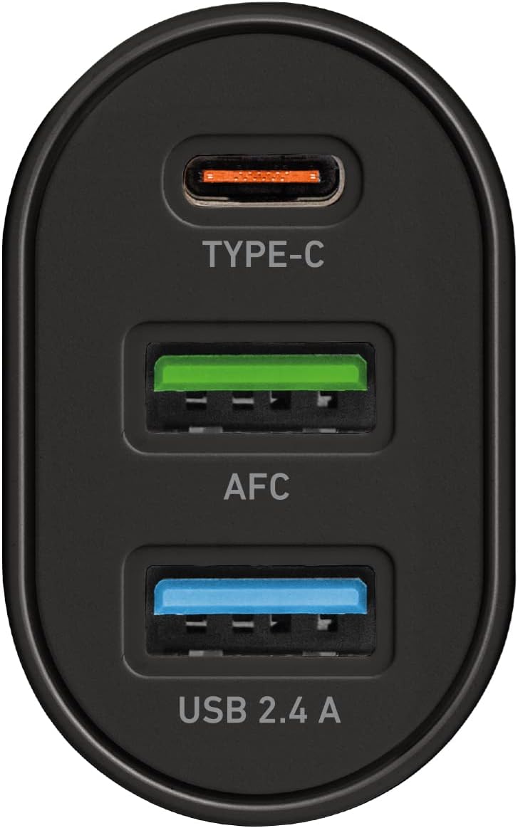 SBS 30W Multi-USB-Ladegerät, Ladegerät mit USB C Power Delivery und 2 USB A, Ladegerät für iPhone, S