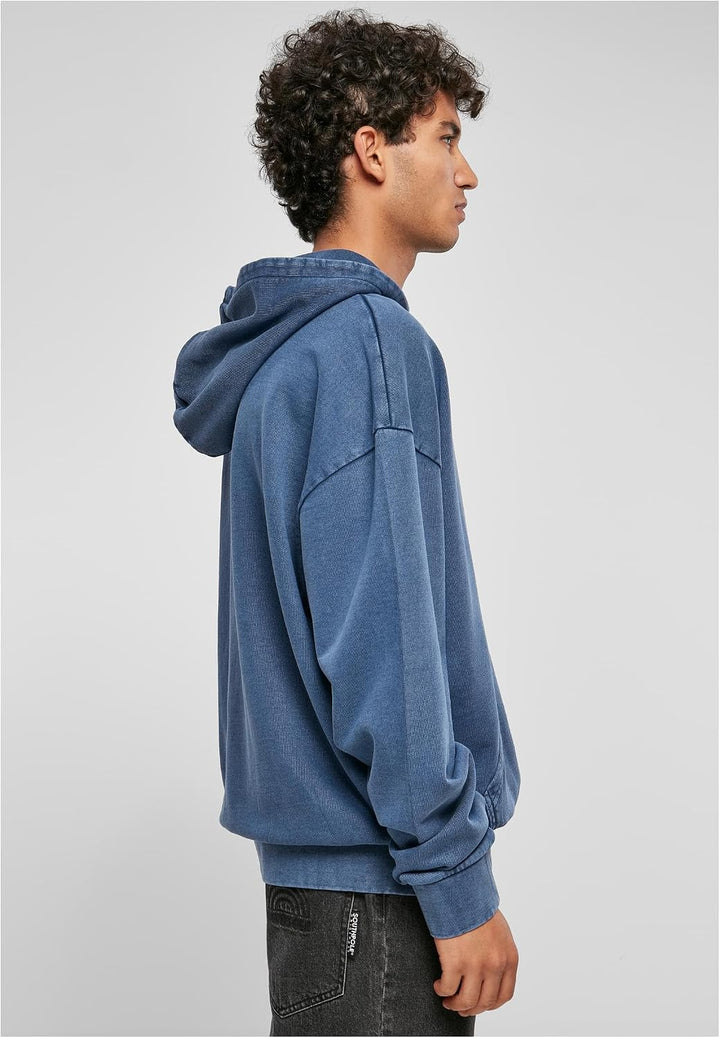 Urban Classics Herren Kapuzenpullover Small Embroidery Hoody, Oversized Passform, überschnittenen Sc