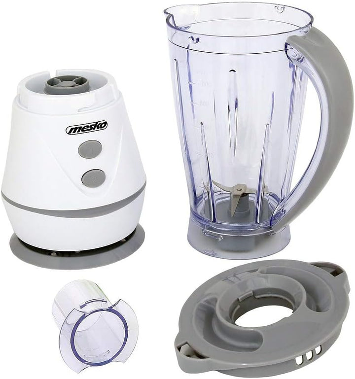 Mesko MS 4060g Standmixer mit 1 Liter, 500 W, 2 Geschwindigkeiten, Klingen aus Edelstahl, BPA-frei,