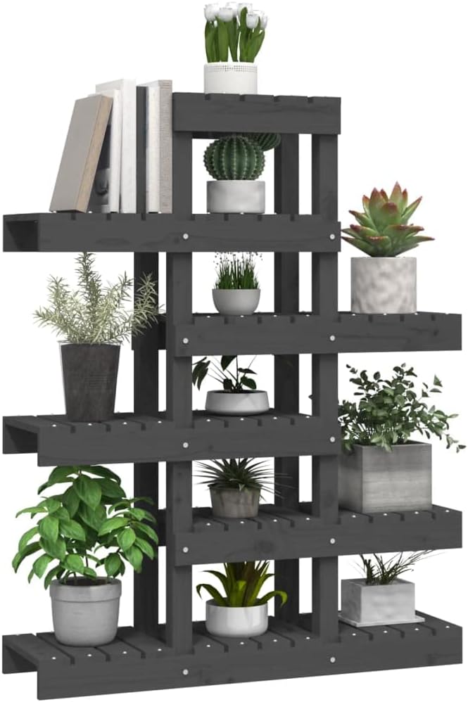 puraday Pflanzenständer Hoch Gartenregal Kräuterregal Blumentreppe Draussen Blumentreppe Outdoor Pfl