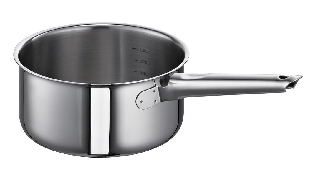Schulte-Ufer Romana i Stieltopf, Edelstahl, Silber, 16cm