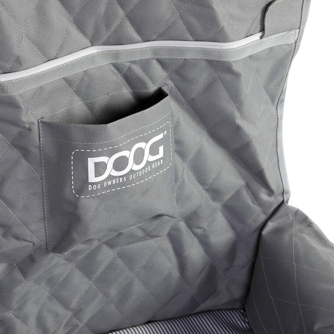 DOOG Deluxe Autositz & Reisebett für Haustiere – Sicher, bequem, schmutz- und tierhaarabweisendes 60