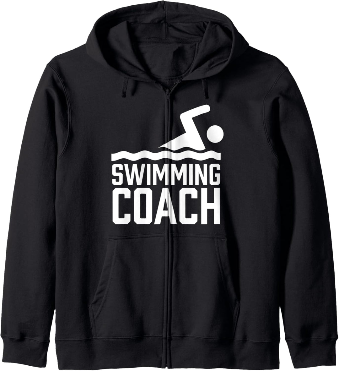 Schwimmtrainer Beruf Coach Schwimmlehrer Kapuzenjacke