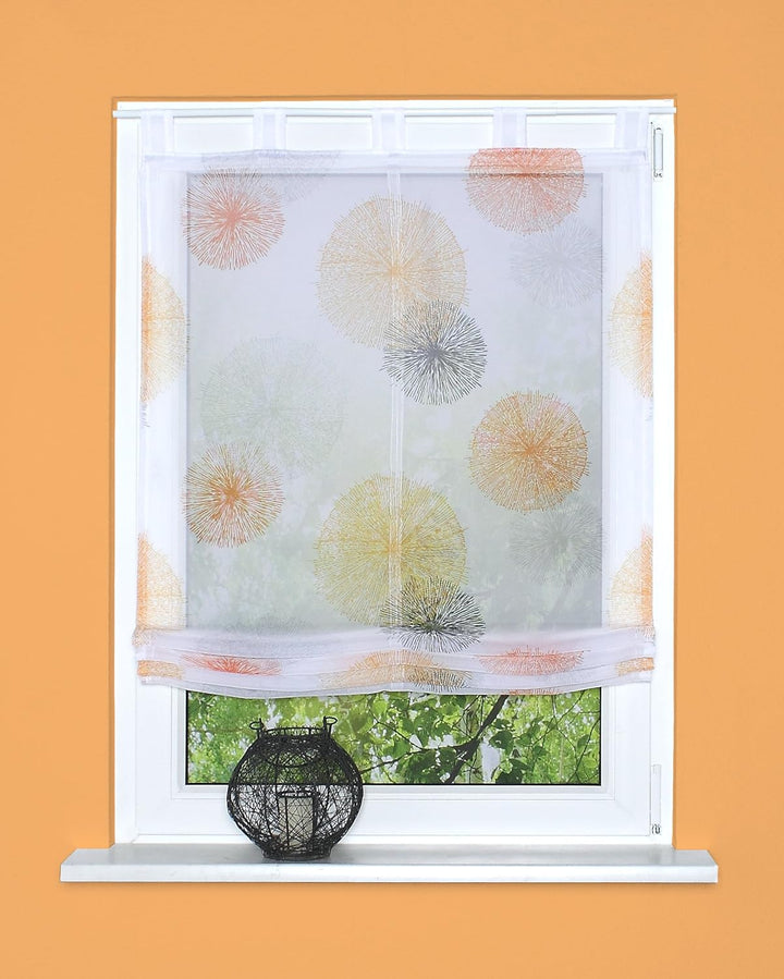 Home Fashion Schlaufenrollo, Orange