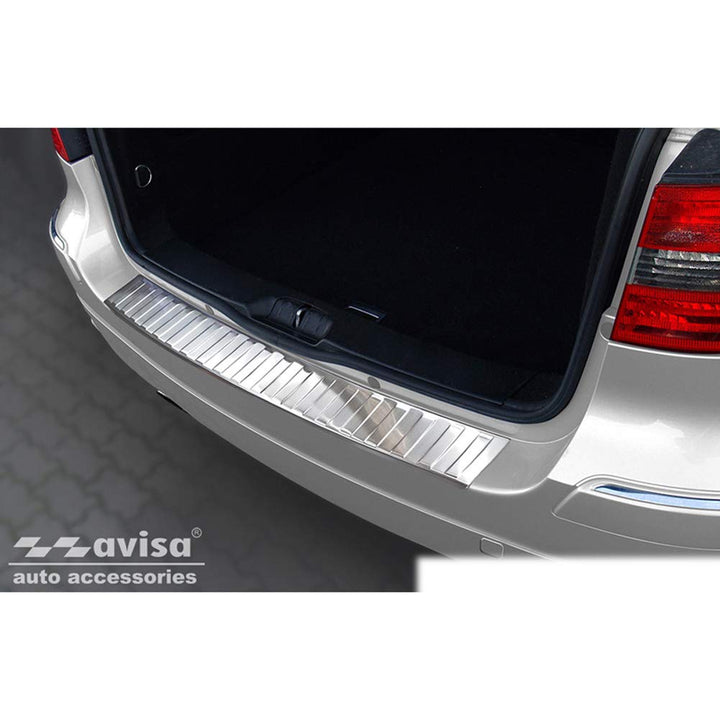 Avisa Edelstahl Heckstossstangenschutz kompatibel mit Mercedes B-Klasse W245 2005-2008 'Ribs'