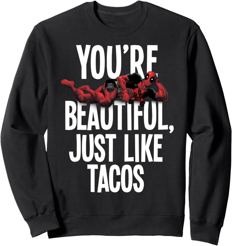 Marvel Deadpool Beautiful Tacos Sweatshirt