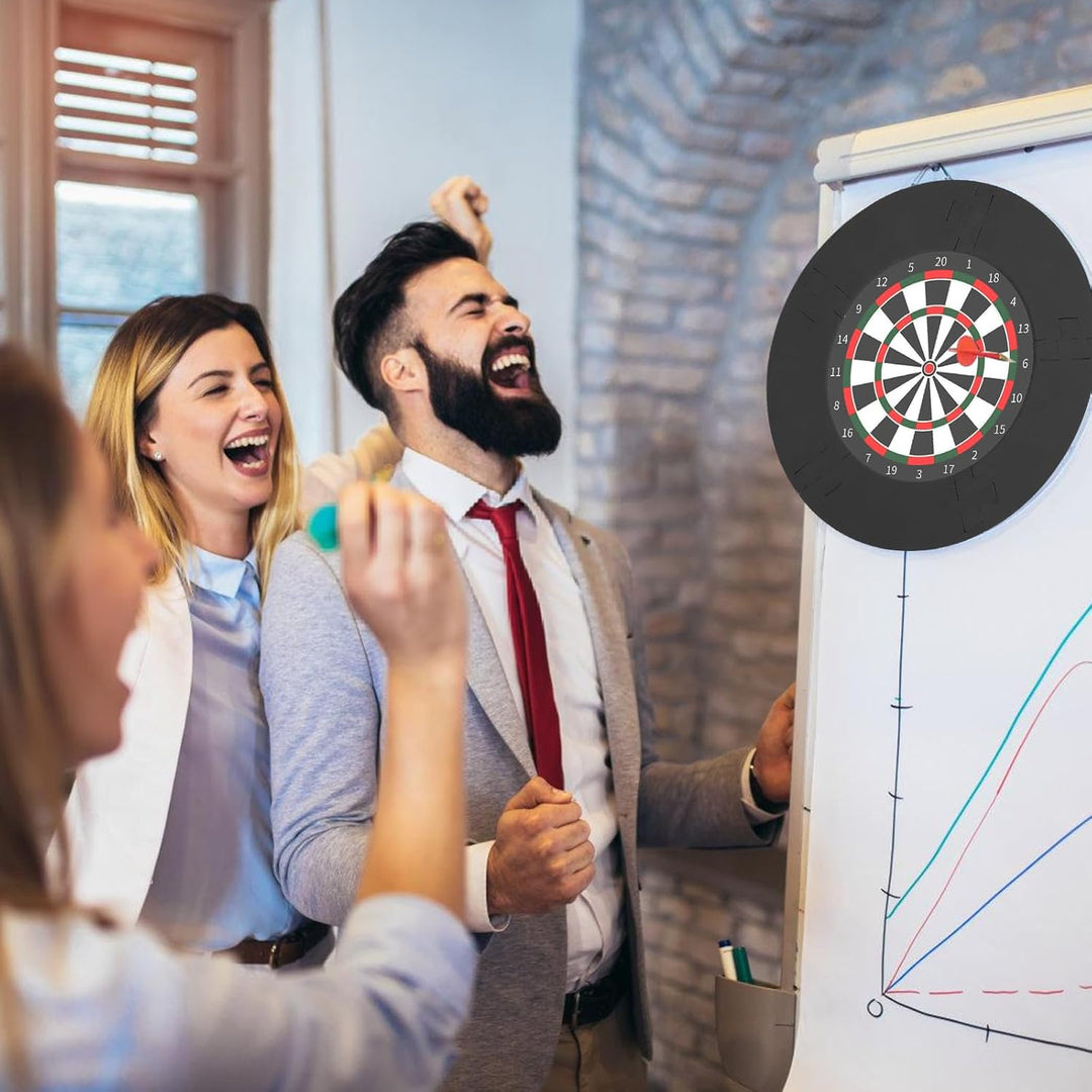 5 Stück Surround Dartscheibe Umrandung: Dartboard Schutzring für 45 cm Dartscheibe, Zielschutzring f