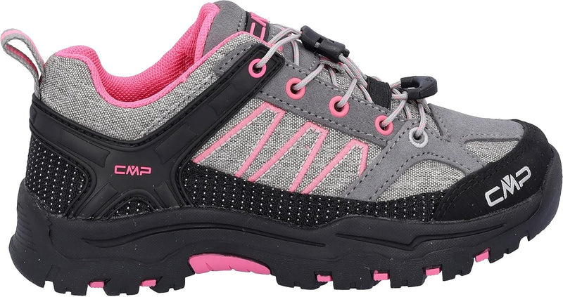 CMP Unisex Kinder Kids Sun Hiking Shoes Trekking-Schuhe 35 EU Zementgrau Fluo Pink Cemento Pink Fluo