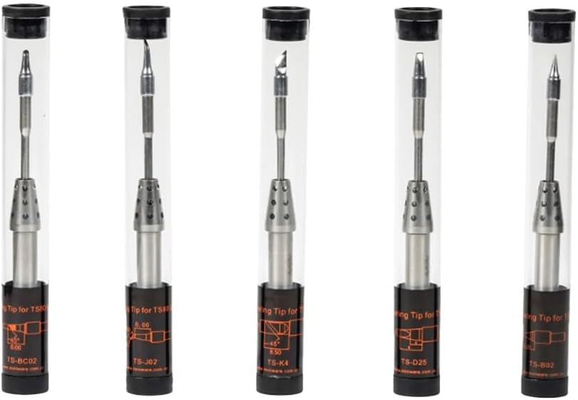 TS80P B02 BC02 D25 K4 J02 Lötkolbenspitze Ersatz-Lötkopf, hochwertiges Material, sorgt für Haltbarke