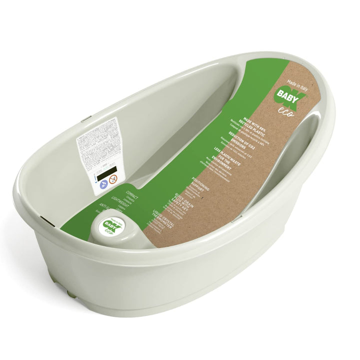 OKBABY Eco Onda Babywanne aus recyceltem Kunststoff – ergonomisches Design mit rutschfestem Sitz für