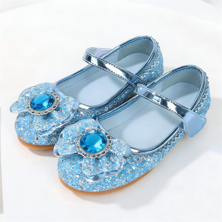 Mädchen Prinzessin Schuhe ELSA Kristall Schuhe Frozenn Eiskönigin Sandalen Partei Glitzer Pumps Fest