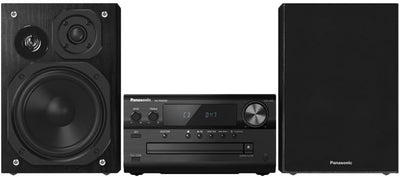 Panasonic SC-PMX90 Mikrosystem mit Bambuslautsprechern, 120 W, Hi-Fi, Heimklang, 14 cm Woofer, 1,9 c