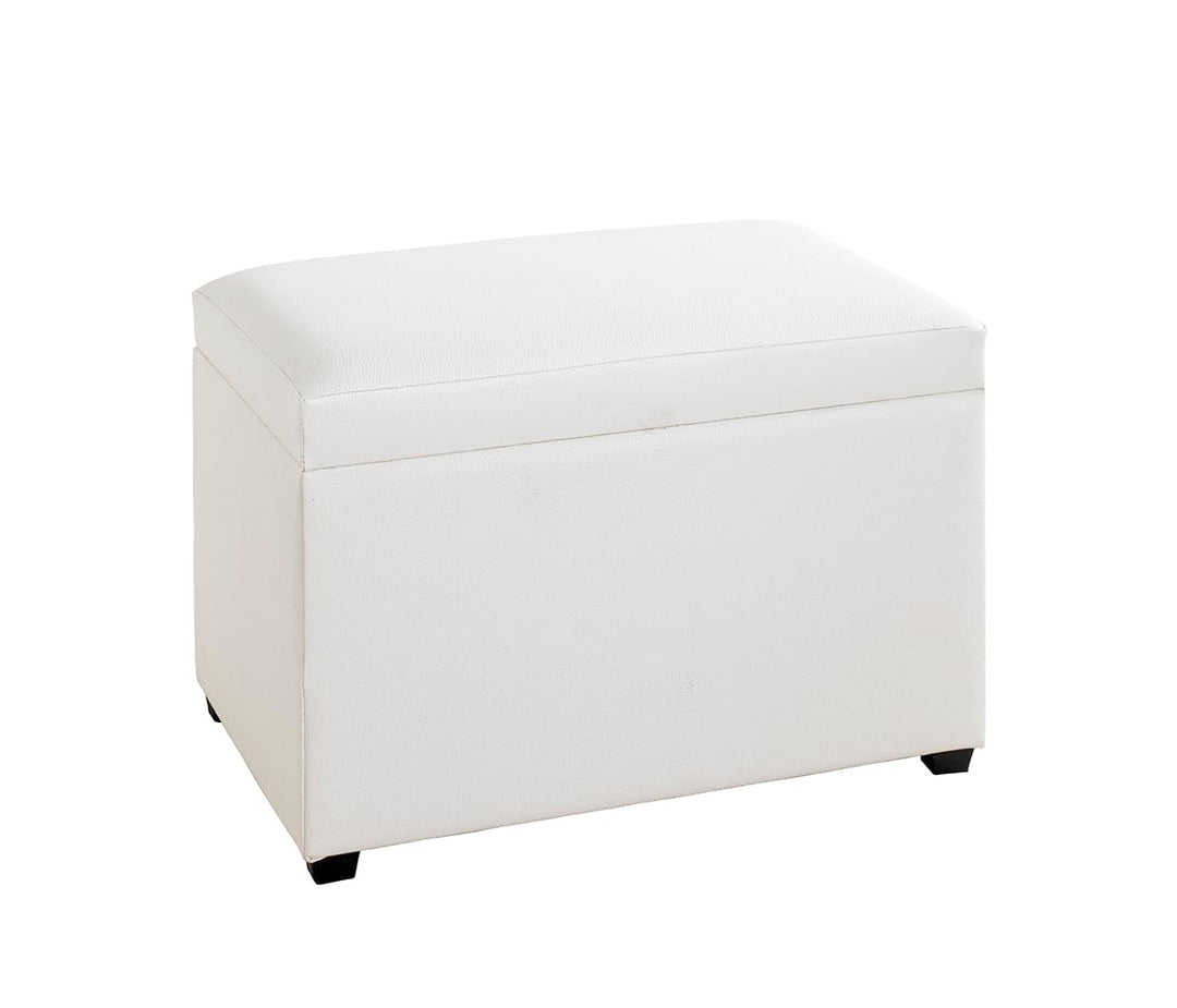 HAKU Möbel Sitztruhe, MDF, weiss, T 39 x B 58 x H 42 cm, Weiss