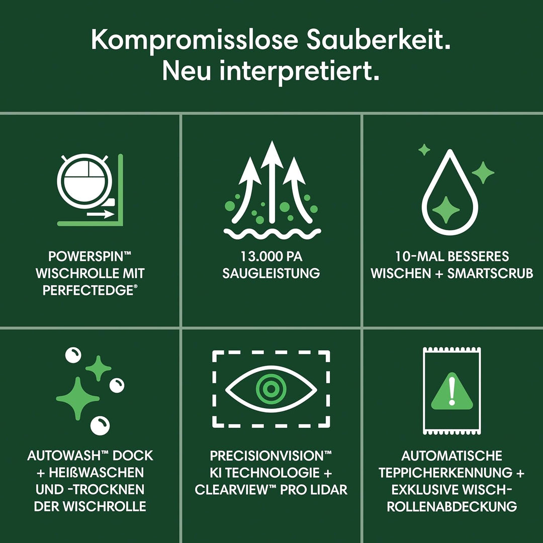 iRobot Roomba Max 705 Combo Saugroboter + AutoWash Dock: ausfahrbare, selbstreinigende Wischrolle, W