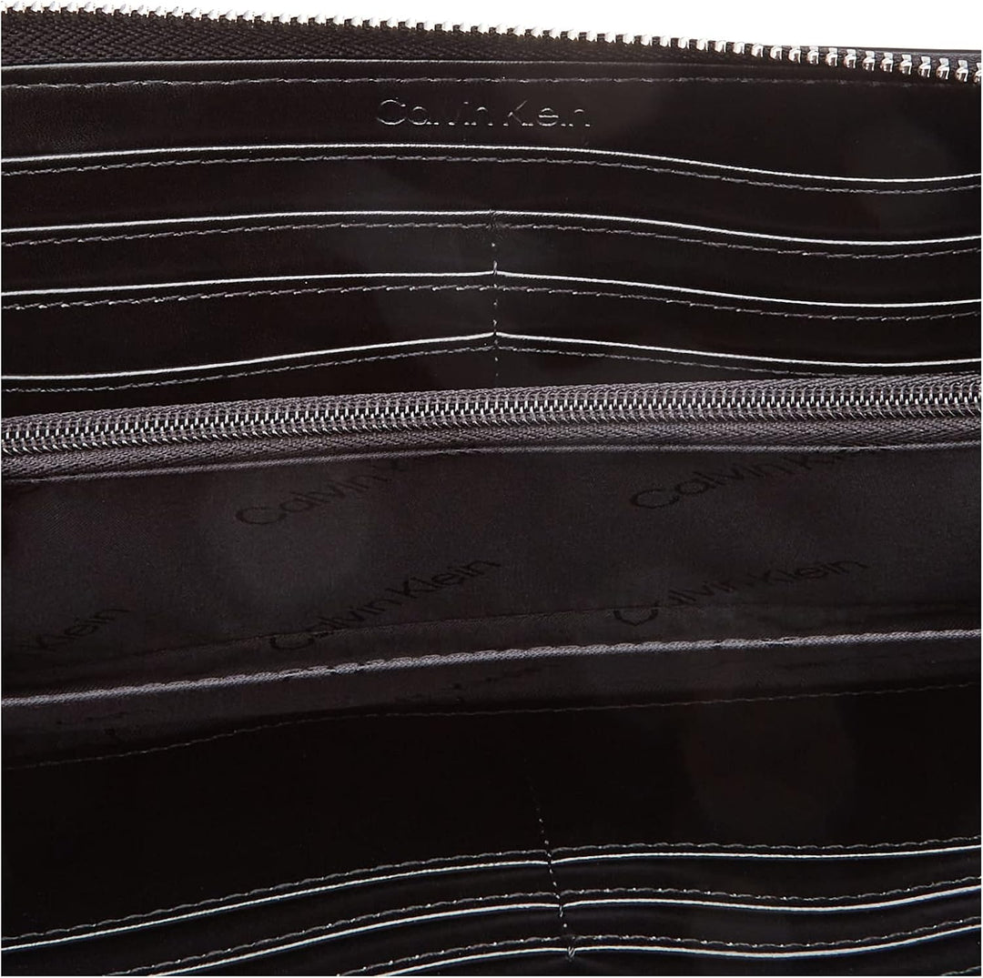 Calvin Klein Damen Set Reisezubehör-Dreifachgefaltete Brieftasche, Ck Black