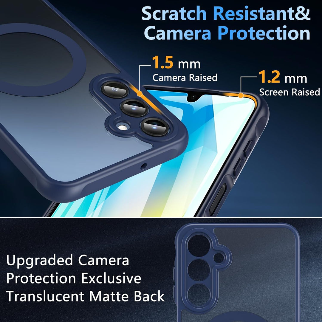 OWKEY für Samsung Galaxy A16 5G Hülle, Magnetisch Samsung A16 4G/5G Handyhülle für MagSafe mit Schut
