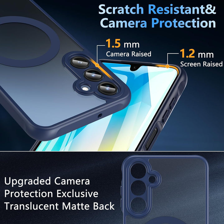 OWKEY für Samsung Galaxy A16 5G Hülle, Magnetisch Samsung A16 4G/5G Handyhülle für MagSafe mit Schut