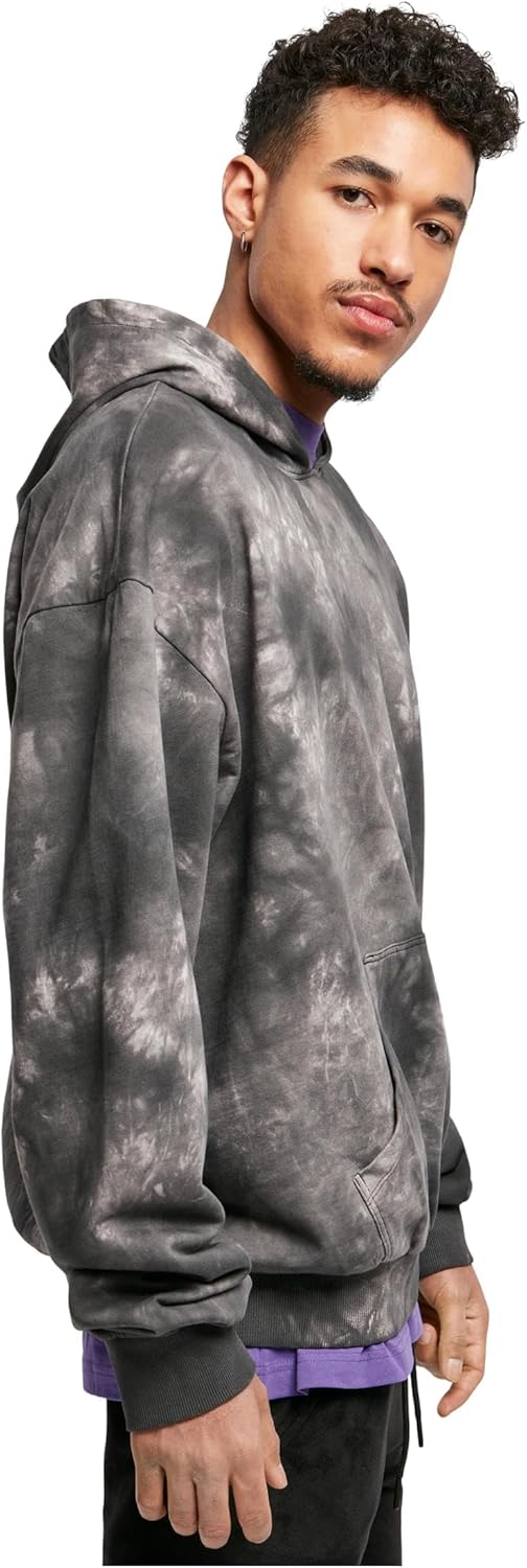 Urban Classics Herren Hoody Batik Kapuzenpullover mit weiter Oversized Passform, Kapuzensweatshirt m