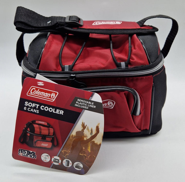 Coleman Kühltasche Kühler für 6 Dosen 5,8 l Fassungsvermögen