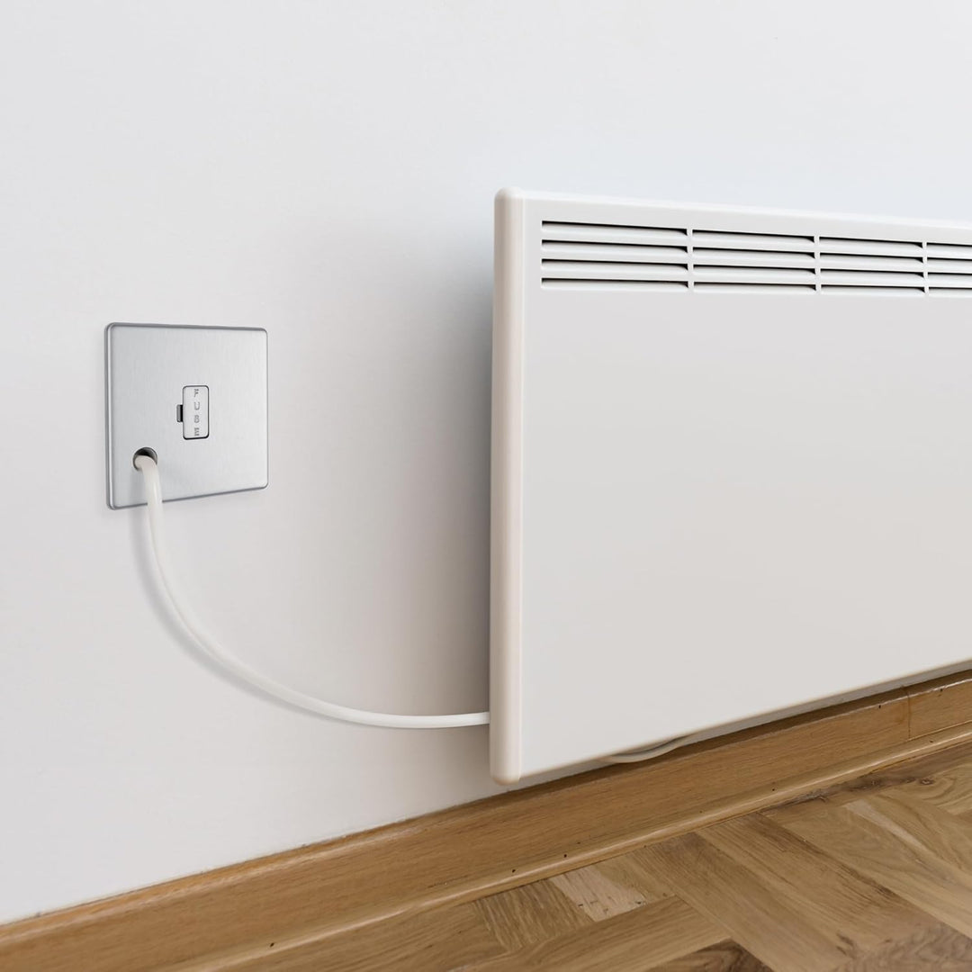 BG Electrical FBS55 ungeschaltete abgesicherte Sporen-Anschlusseinheit mit Flexausgang, doppelpolig,
