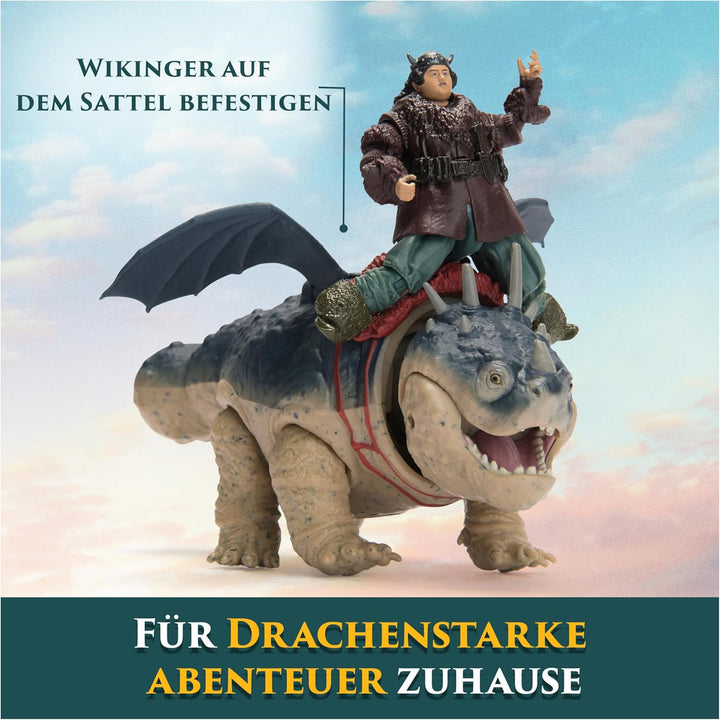 Dreamworks How to Train your Dragon, Wikinger und Drachen Actionfiguren-Set, Fleischklops und Fischb
