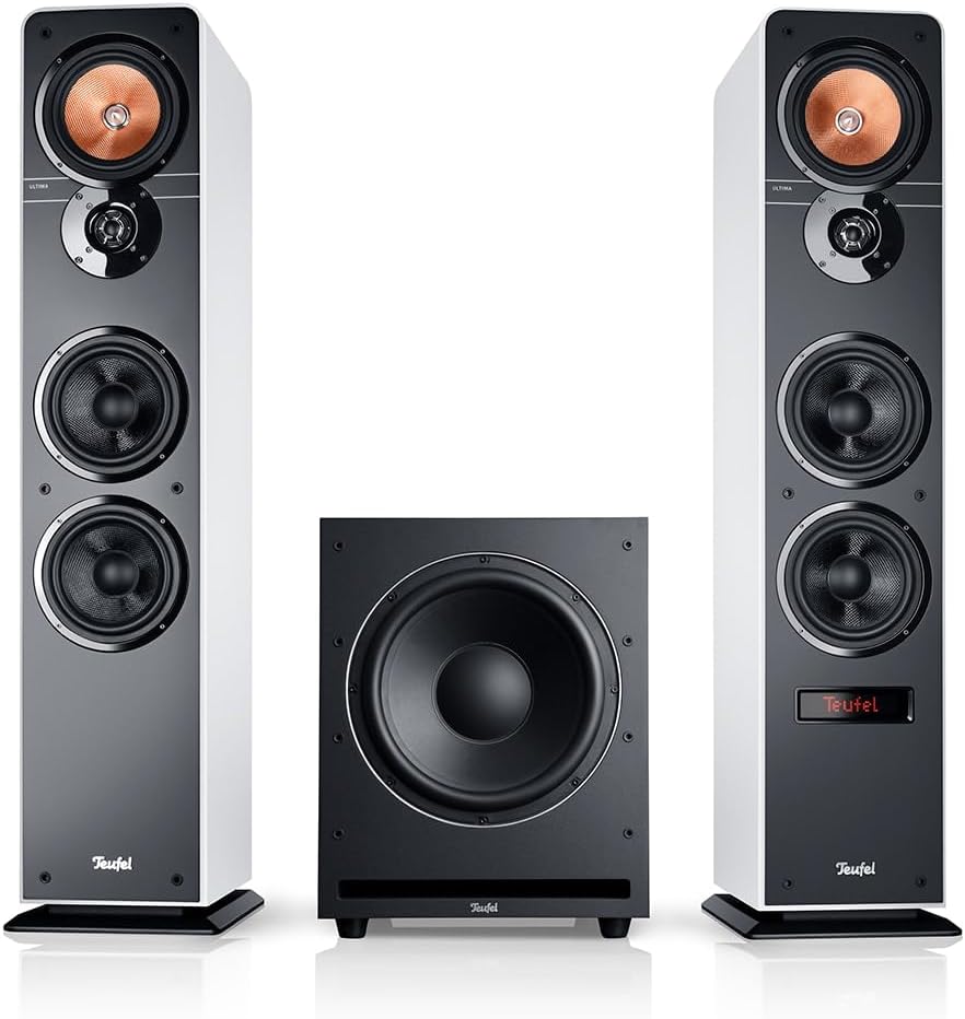 Teufel Ultima 40 Aktiv Club Edition - Kraftvolles 2.1 Lautsprecher-System mit Mächtiger Subwoofer, B