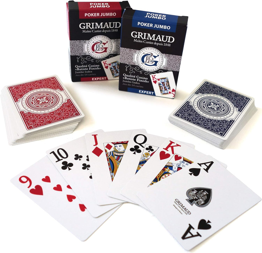 Smir 360355 Casino-Set World Poker Tour, schwarzer Aluminium-Koffer, Poker Grimaud, 500 amerikanisch