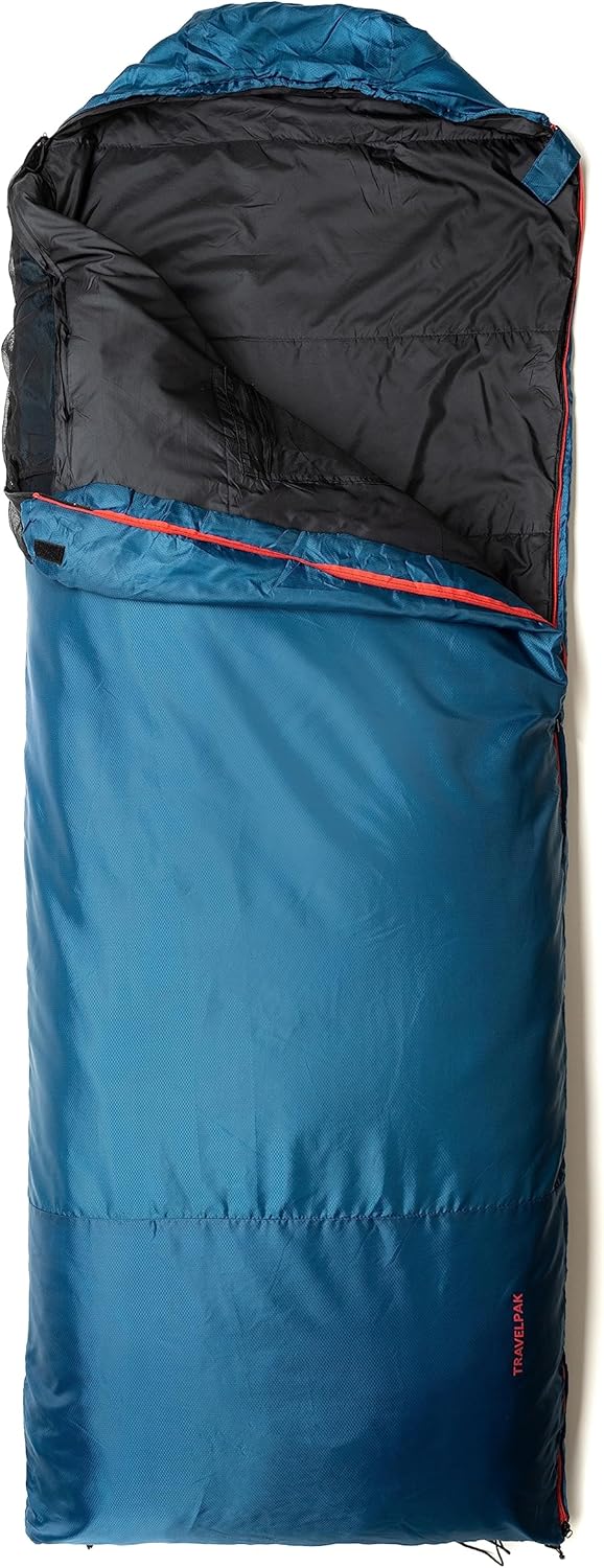 Snugpak Travelpak 1 Schlafsack für den Aussenbereich, integriertes Moskitonetz, antibakteriell Einhe