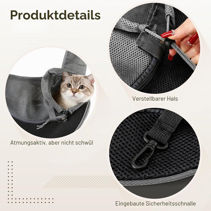 Tragetücher Hunde, Grosse Hunde-Handtasche, 16,5 x 11,8 Zoll Haustier-Schultertasche für Welpen mit