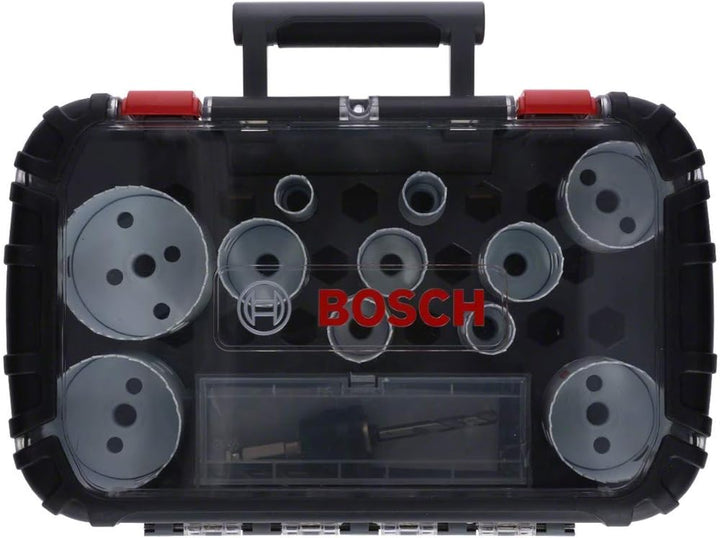 Bosch Professional 14 tlg. Lochsäge Progressor for Wood & Metal Set Universal (für Holz und Metall,