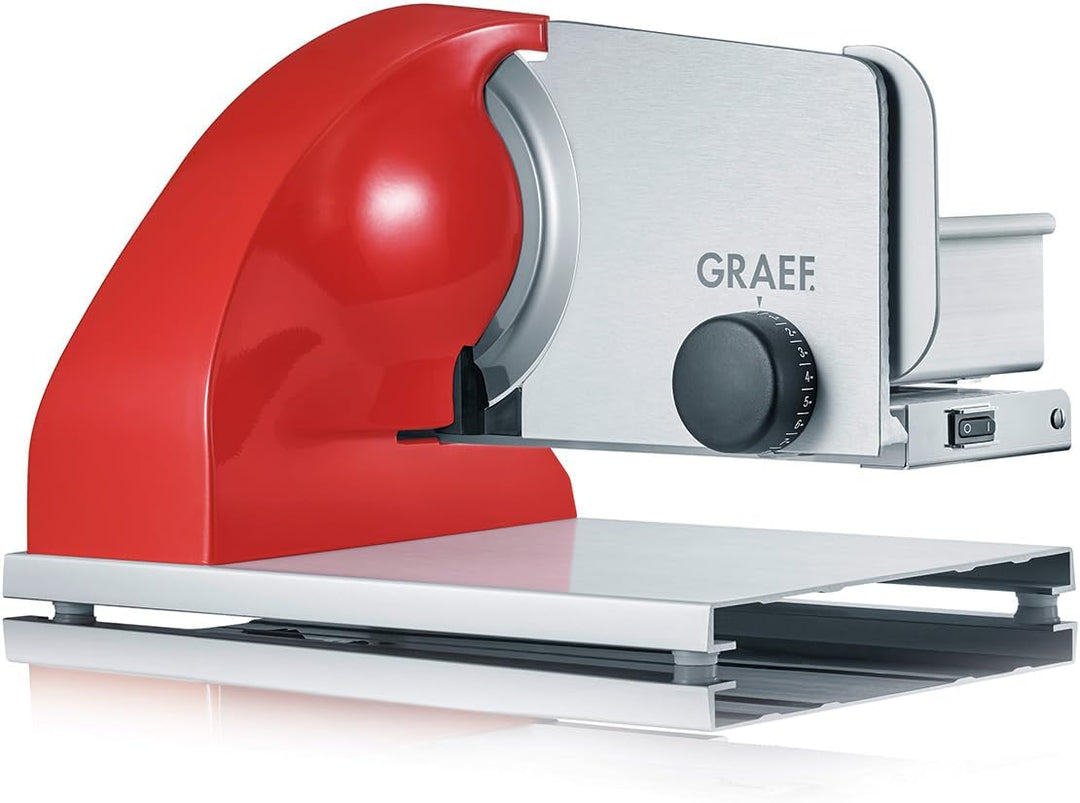 Graef SKS903EU Allesschneider Sliced Kitchen, 185 W, aluminium eloxiert /
