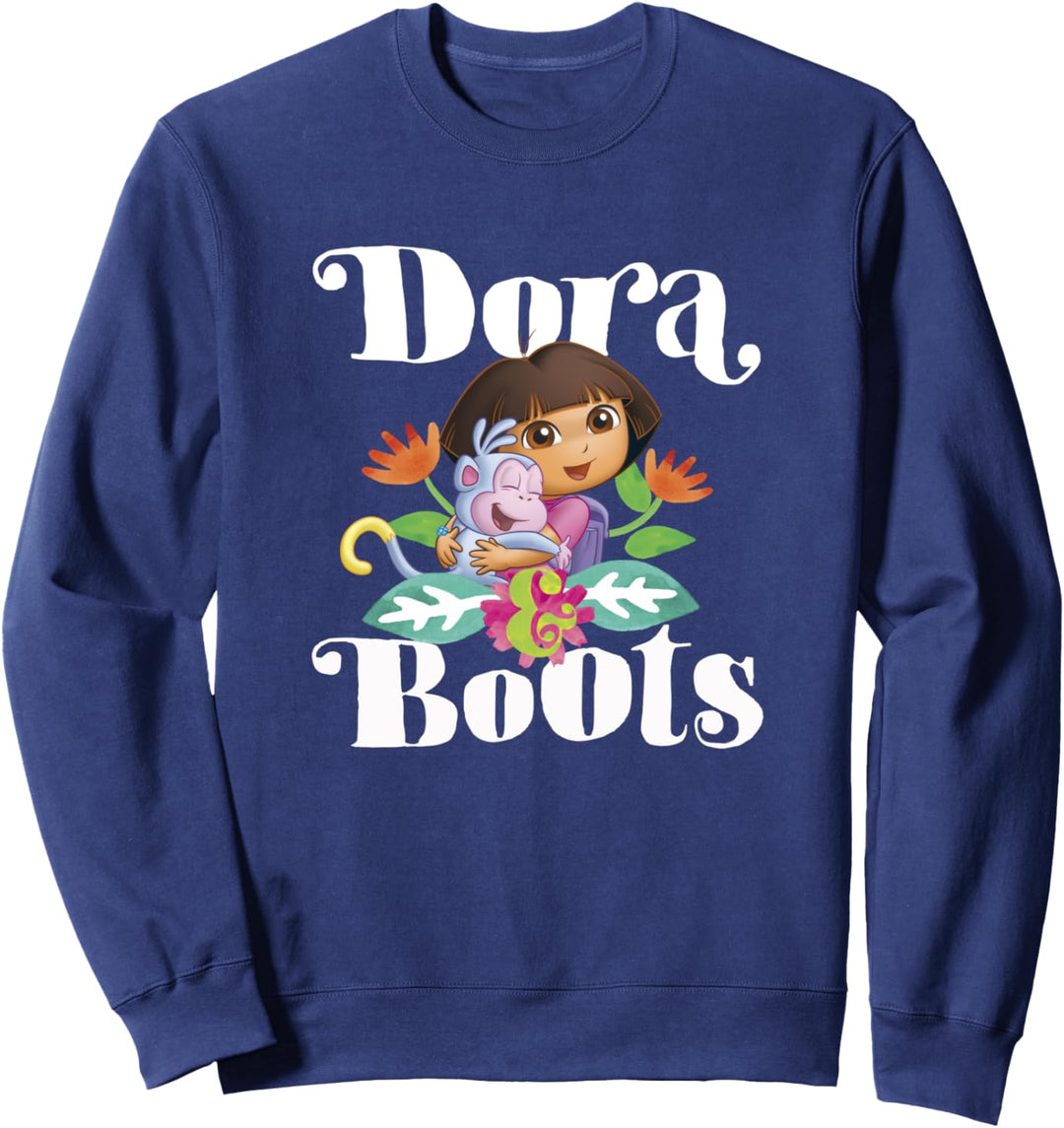 Dora the Explorer Dora and Boots Hugging Sweatshirt