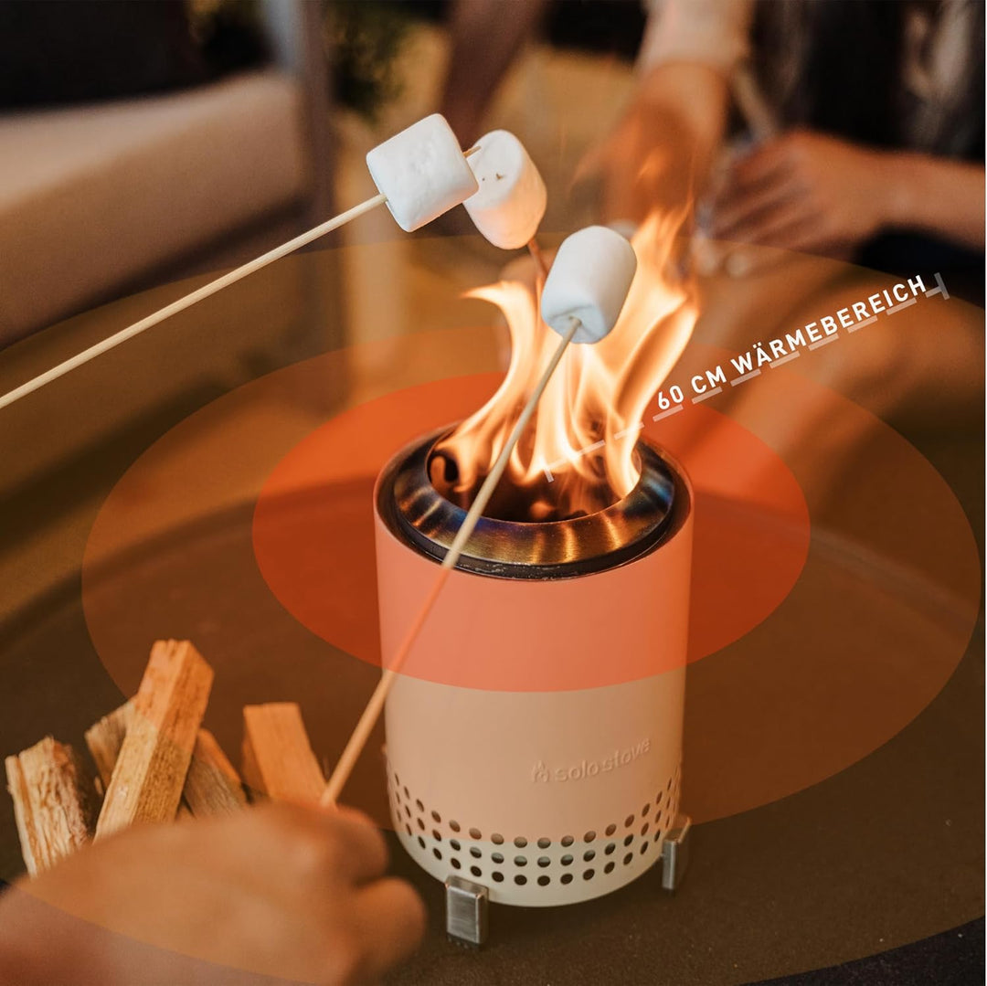 Solo Stove Mesa Tischfeuer Outdoor | Raucharmer Mini Tischkamin, Deko für Garten, Terrasse und Balko