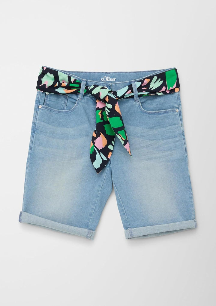 s.Oliver Mädchen Jeans Bermuda, Fit Suri Jeans Bermuda, Fit Suri 158 Blau, 158 Blau